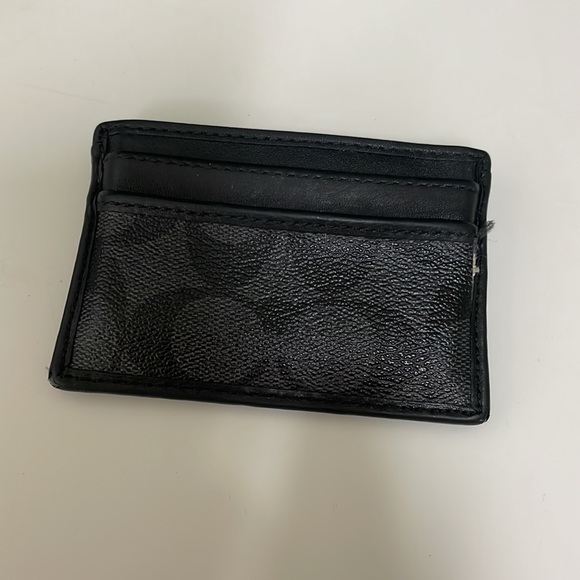 COACH Black Wallet * Used* B/O - Picture 3 of 4
